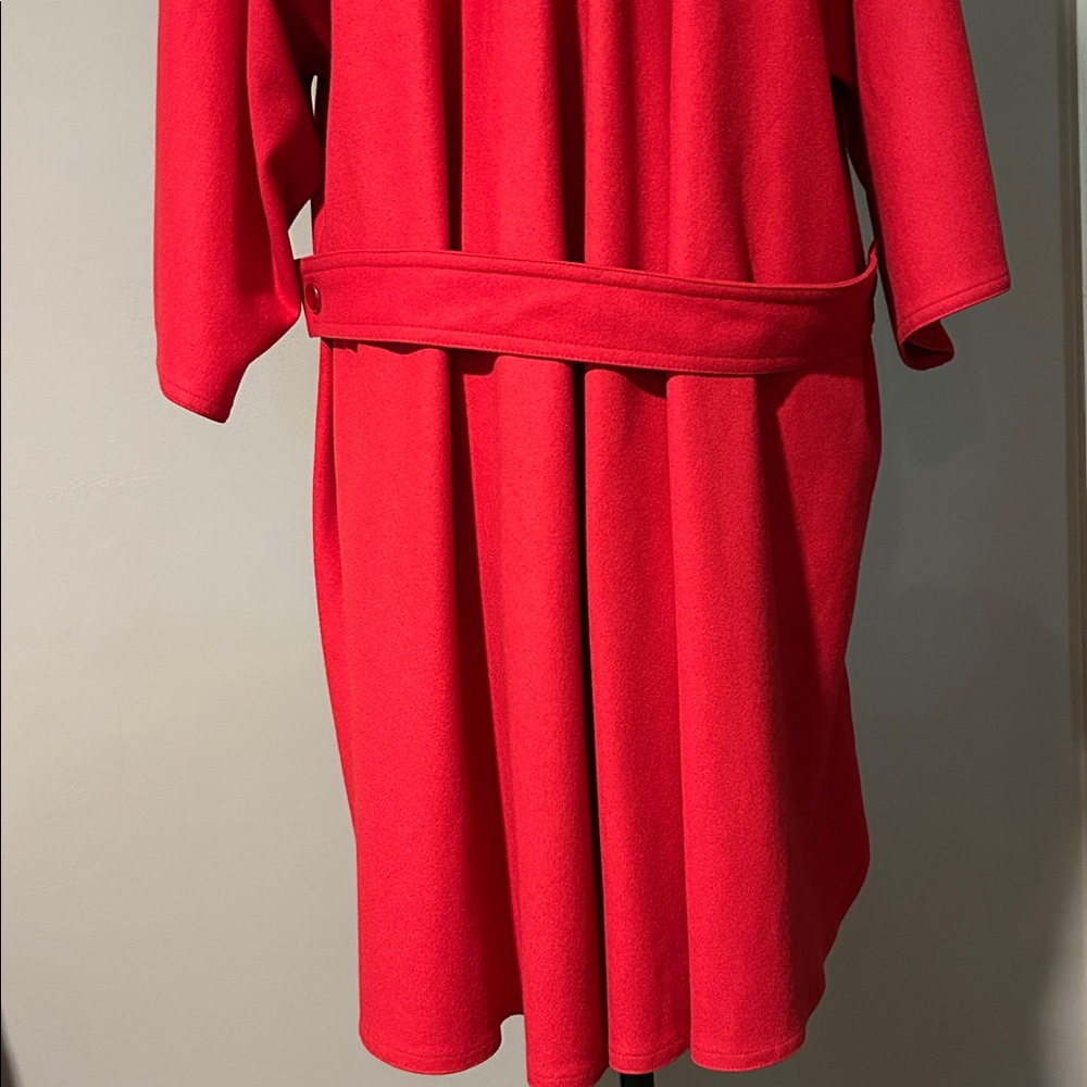 Weekend Red Button-Up Coat - Picture 5 of 9